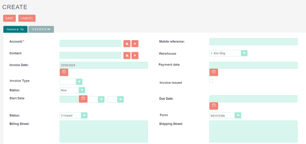 Creating orders